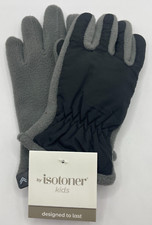 ISOTONER Kids Winter GREY Size 4-7 Gloves NEW with TAGS   
