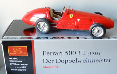 CMC 1/18 Ferrari F2 (1953) Der Doppelweltmeister MINT IN OEM CMC 1/18 Ferrari F2 (1953) Der Doppelweltmeister MINT IN OEM