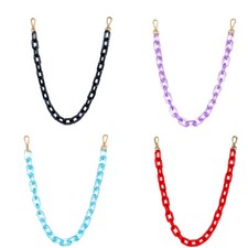 Replacement Crossbody Women Retro Candy Acrylic Chain Strap Shoulder Bag Handbag
