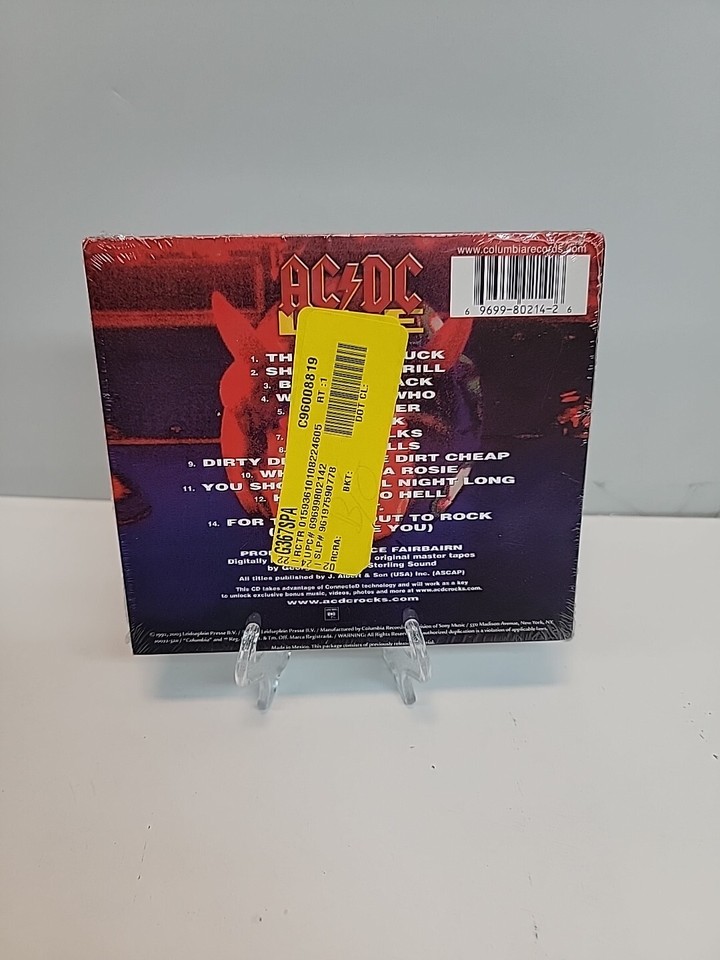 AC/DC Live Collector's Edition CD 2003 Epic We Ship Quick From The USA ...