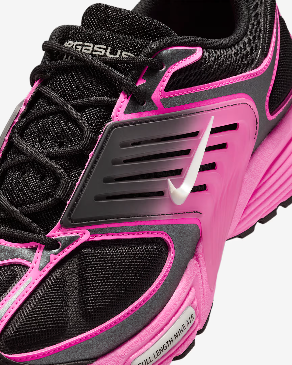 Nike Air Men's Pegasus Wave Trainers Shoes in Black/Pink