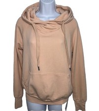 NSF Lisse Peach Hoodie Pocket Women Size S Small USA