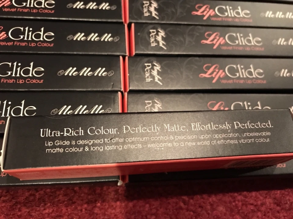 25X MEMEME COSMETICS Lápiz labial deslizante en melocotón juguetón NUEVO AL POR MAYOR lote Foto 3 de 4