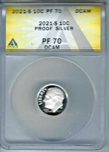 2024-S San Francisco Clad Proof Roosevelt Dime ANACS PF 70! - Picture 1 of 2