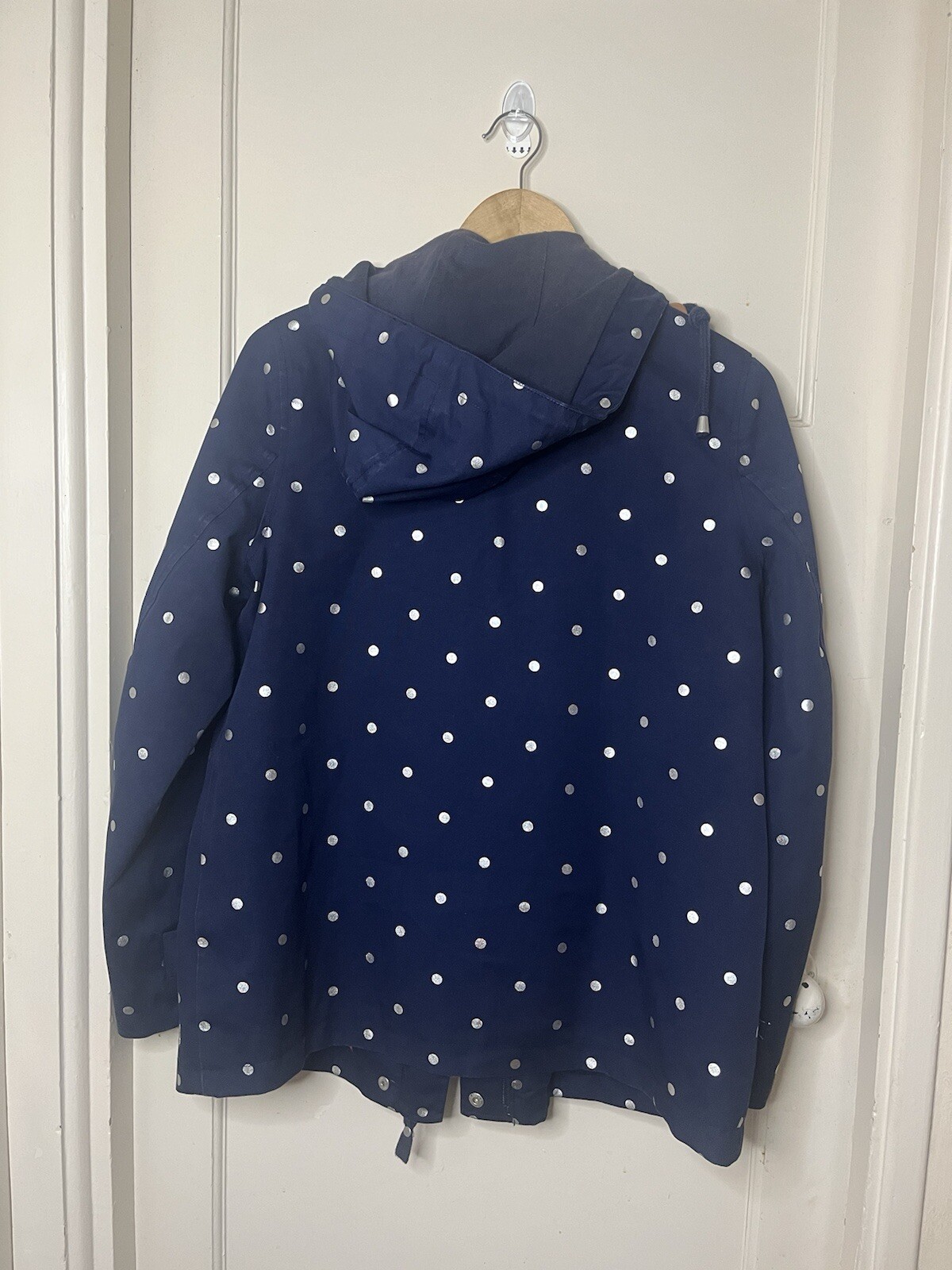 Joules  Right As Rain Coast Blue Casual Hooded Jacket UK12 image 2