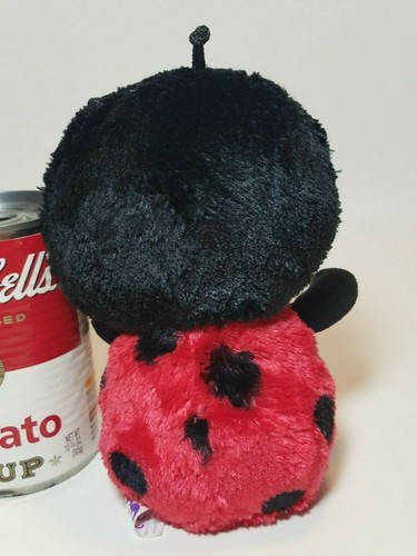 TY Beanie Boos Bugsy the Lady Bug 6" Plush Solid Blue Eyes No Tag - Picture 5 of 7