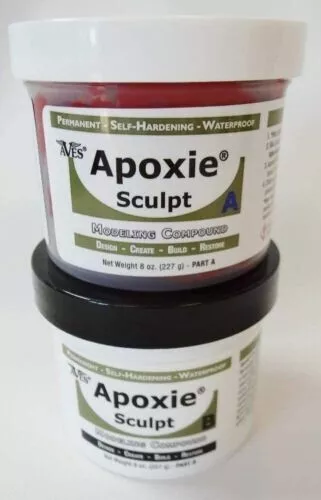 Aves Apoxie Sculpt 1 Lb Red - Air Dry Modeling Clay Compound Self Hardening - Picture 4 of 5