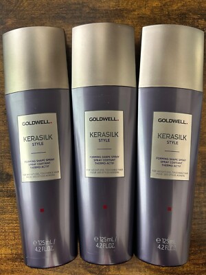 Goldwell Kerasilk Style Forming Shape Spray 125 ml / 4.2 oz 3 Pack