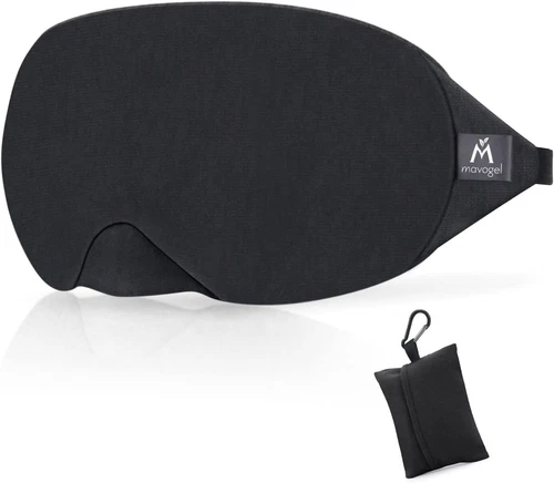 Mavogel Cotton Sleep Eye Mask - Updated Design Light Blocking Sleep Mask Soft...