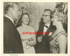 VINTAGE Gary Cooper Ingrid Bergman CANDID '50s Publicity Portrait