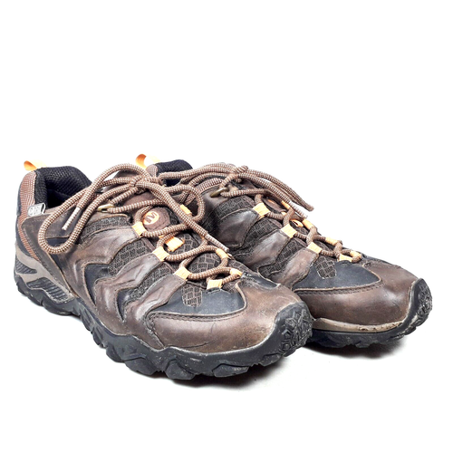 Merrell Bitter Root Mens Brown Hiking Shoes Vibram Size 10 - Picture 2 of 10