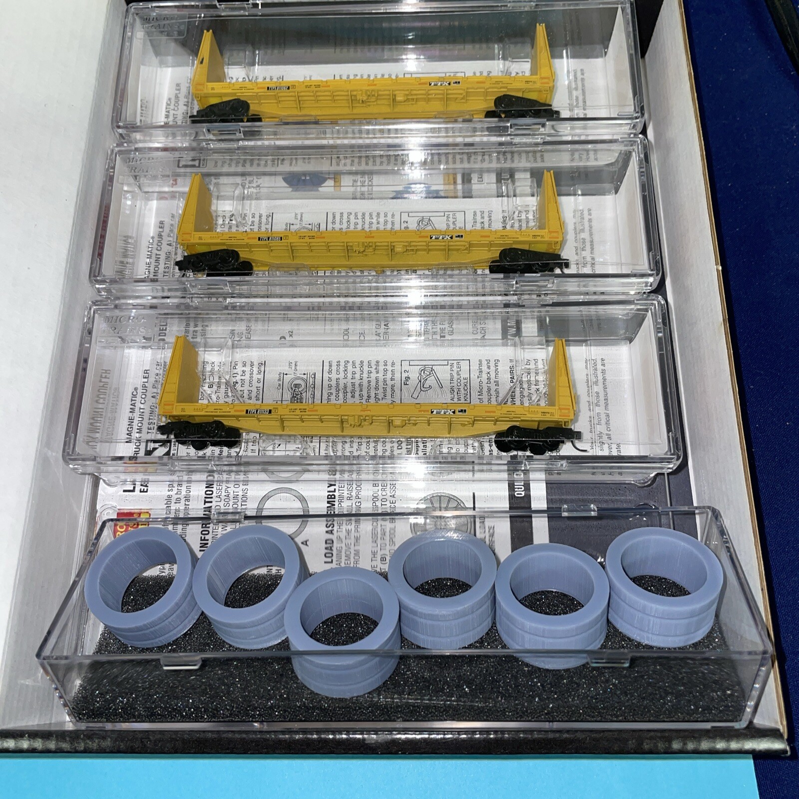 New! Micro Trains 983-00-216 TTPX 3-Pack With Cable Load | eBay