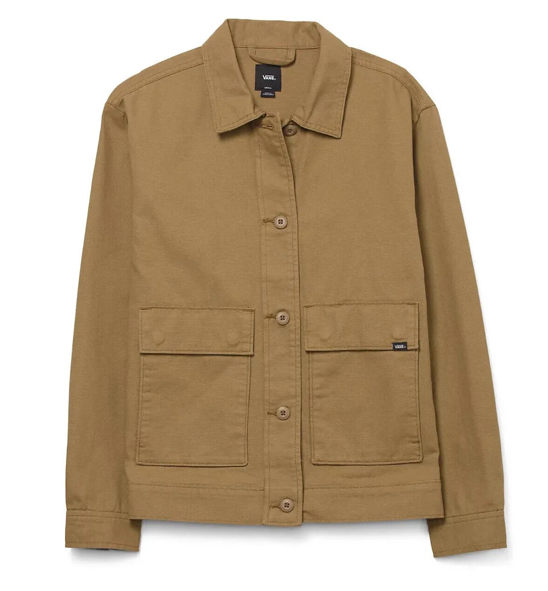 トップス Vans track jacket brown size L Vans Women's Lizzie Armanto Dirt Cotton Canvas Jacket