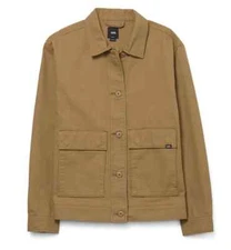 Vans Women's Lizzie Armanto Dirt Cotton Canvas Jacket (VN0A7YQODZ9) Size XL- NWT