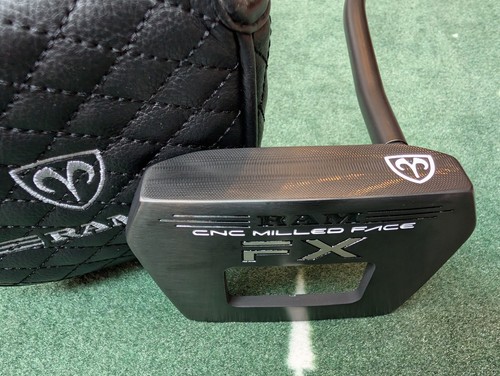 RAM FX-04 CNC MILLED FACE PUTTER 35" MALLET MINI JAIL - Picture 2 of 14