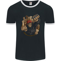 Fighting Spirit Revolution Anarchy Protest Mens Ringer T-Shirt FotL