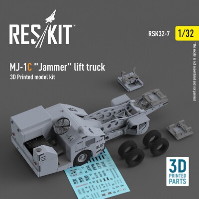 1/32 Reskit RSK32-0007 MJ-1C ''Jammer'' lift truck  (3D Printed model kit)