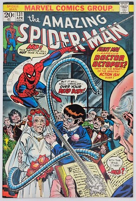 The Amazing Spider-Man #131 1974 6.0 FN Doc Ock Marries Aunt May? Hamrhead w/MVS