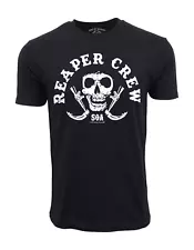 SONS OF ANARCHY REAPER CREW MENS BLACK GRAPHIC T SHIRT