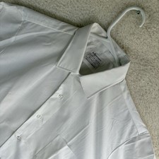 NOS Vintage Arrow Glen Shirt Mens 16 - 33 XL White True 1960s Sanforized