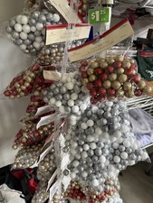 Holiday Filler Glitter Styrofoam Foam Balls Bulk 20 Packs
