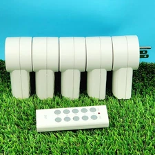 WORKS ZAP Remote Outlet Switch By Etekcity 5 Outlets & Remote (5 Plugs/1 Remote)