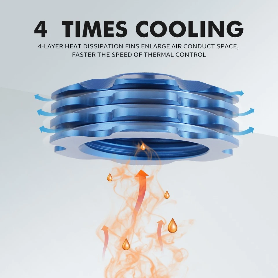 For YAMAHA RAPTOR 700 YFM700R Fuel Tank Gas Cap With Vent Hose 2011-2025 Blue - Image 2 of 4