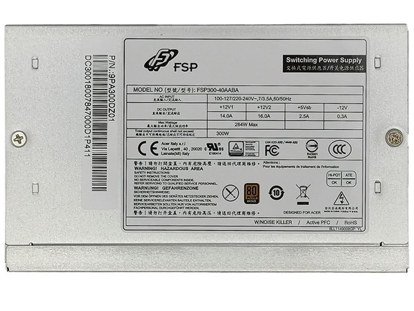 Acer Veriton M6630G M6630GE M6640G M6650G Netzteil Psu Power DC.3001H.002-image