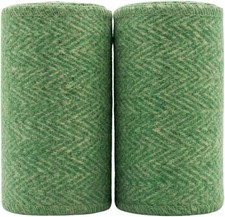 Wool Viking Leg Wraps | Herringbone Medieval Winningas | Norse Warrior Puttees