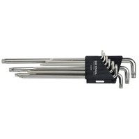 SW-STAHL 04220SB WinkelschlüSselsatz, T-Profil, T10-T50, Extra Lang, 9-Teilig