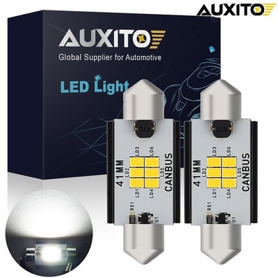 2X AUXITO 578 212-2 41MM Super LED White Interior Map Dome Light Bulbs Fit Chevy