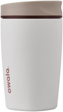 Owala Smoothsip Slider Insulated Stainless Steel Coffee Tumbler, Reusable Iced
