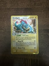 Pokémon Card TCG - Feraligatr Holo Rare EX Dragon Frontiers 2/101 - vintage