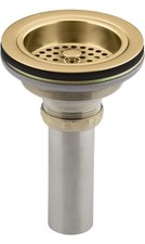 Kohler 8801-2MB Duostrainer Basket Strainer with Sink Drain - Brushed Brass