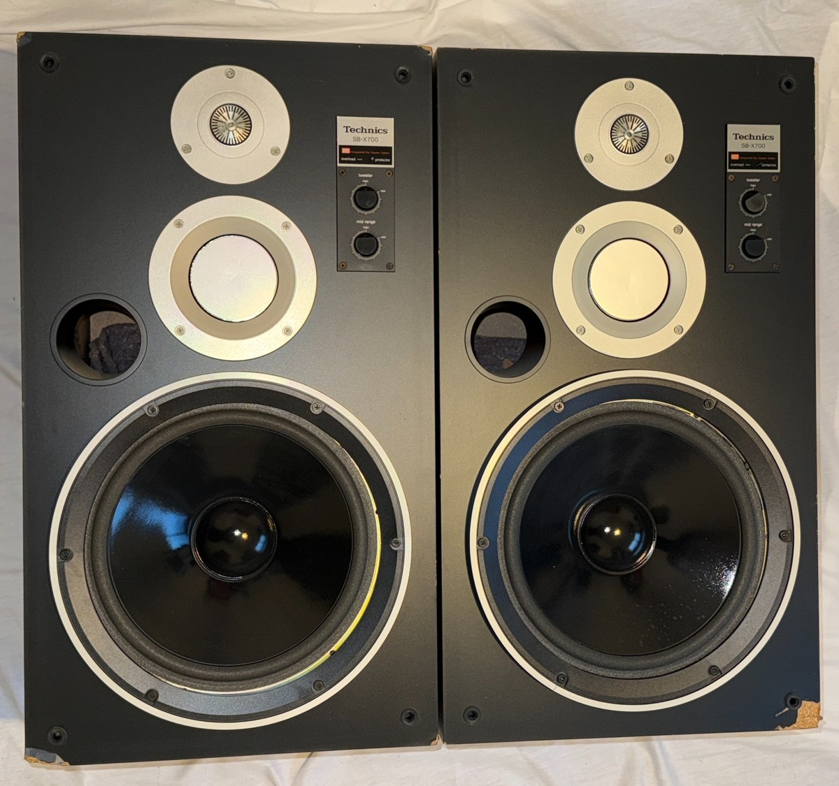 2 Technics SB-X700 Honeycomb-Driver Speakers (Set) | eBay
