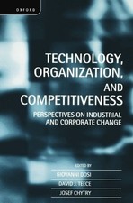 Giovanni Dosi Technology, Organization, and C...