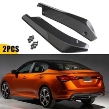 For Nissan Sentra 1982-2022 Rear Bumper Lip Splitter Diffuser Body Kit Black