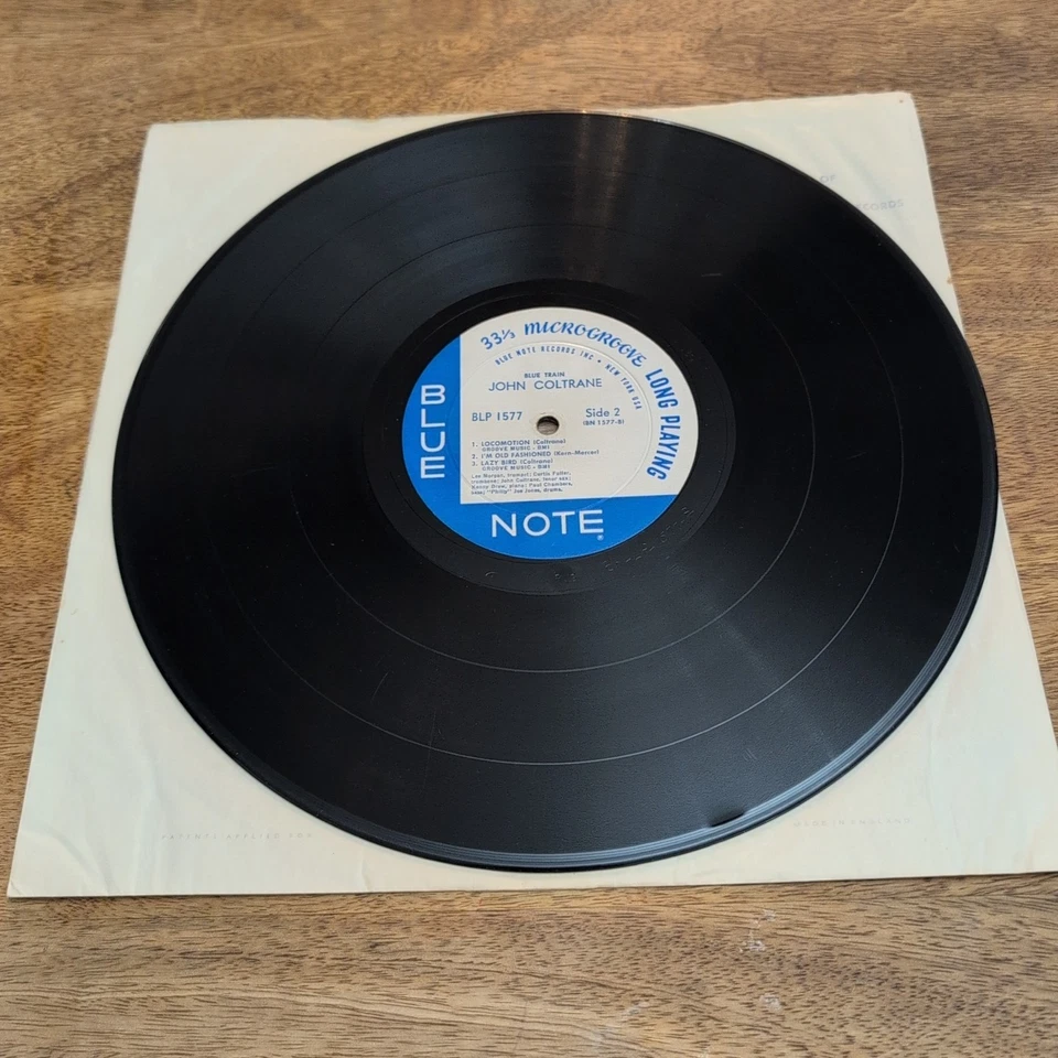 John Coltrane Blue Train Jazz LP  RARE vinyl 1964 Mono - Image 4 of 4