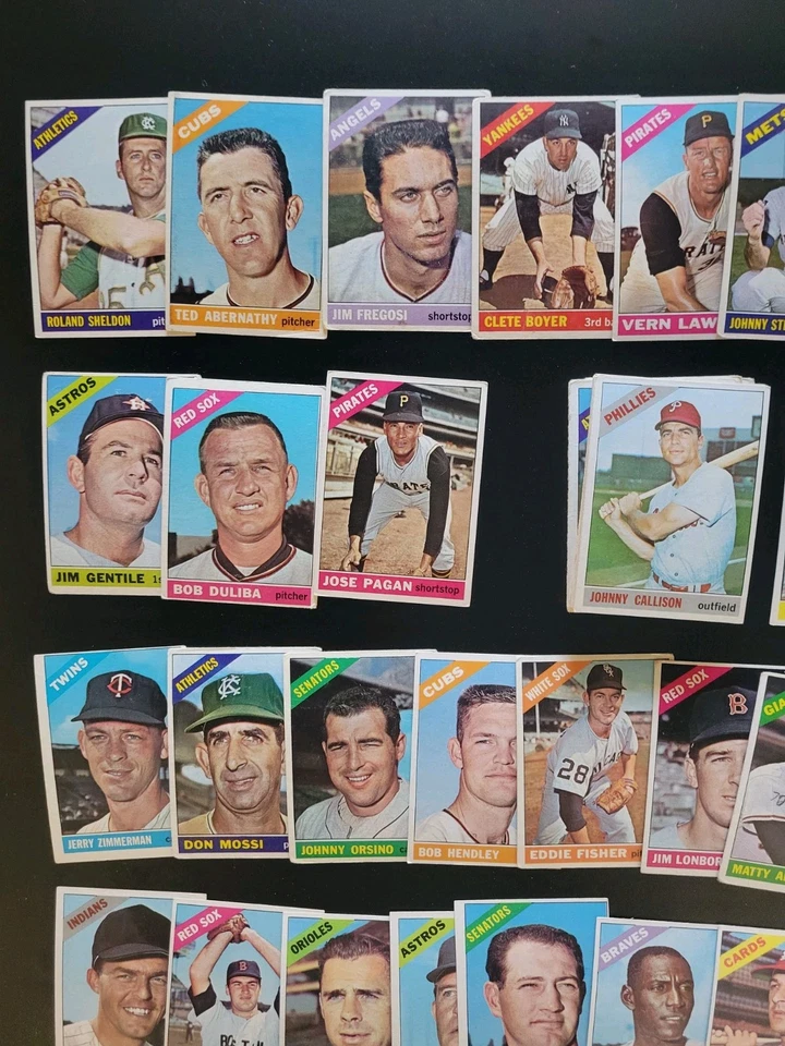 1966 Topps Baseball 74 Card Lot - Johnny Callison | Clete Boyer | More! - Image 4 of 4