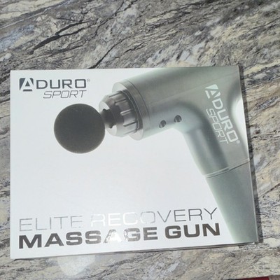 Aduro Sport Elite Recovery Percussion Massage Gun, Cordless, 4 Heads