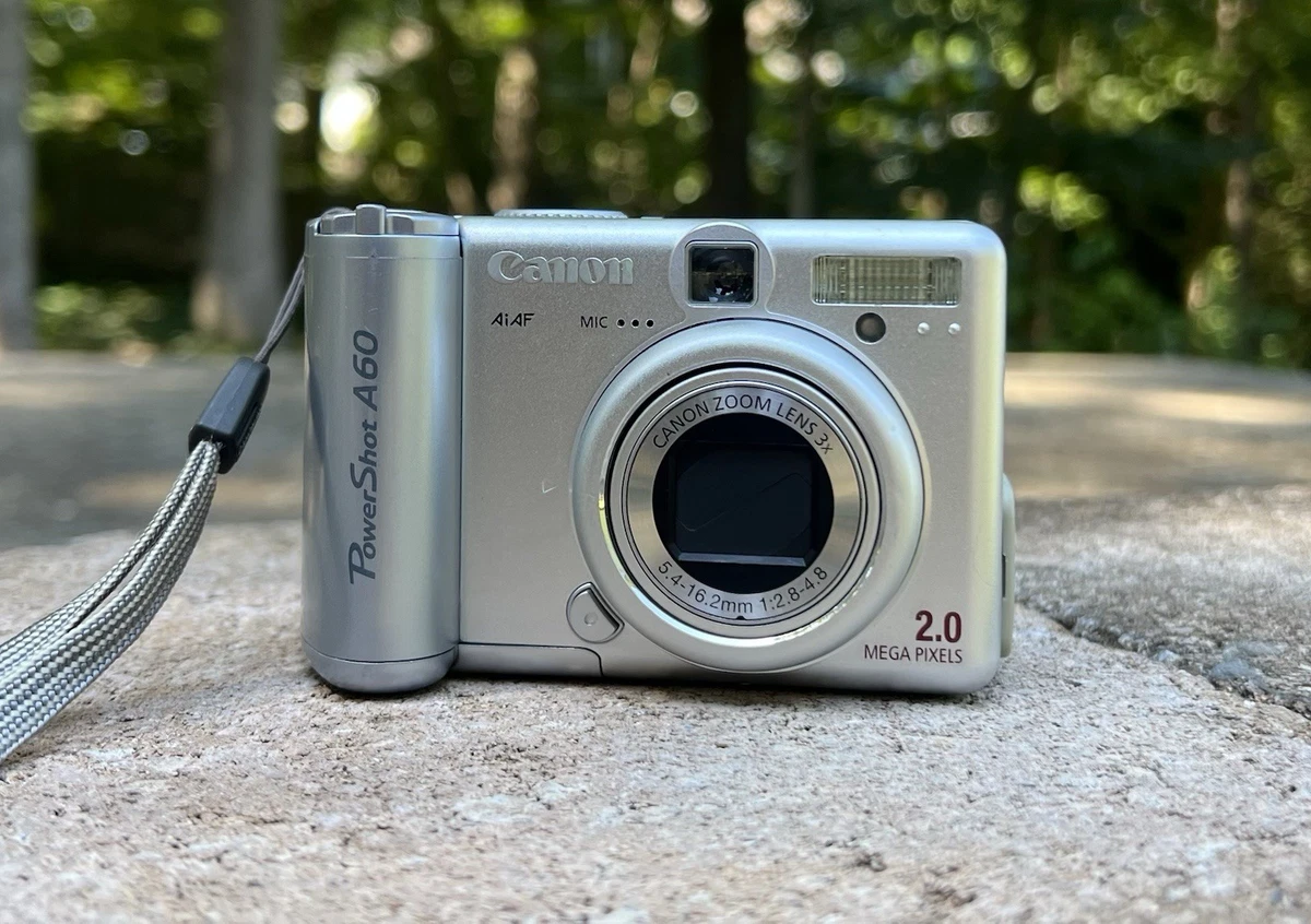 Canon キャノン PowerShot A60 Canon PowerShot A60 2.0MP Digital Camera CCD Sensor Vintage