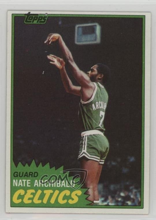 1981-82 Topps Tiny Archibald Nate Archibald #3 HOF 5w0