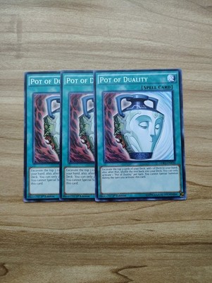 Yu-Gi-Oh! - Pot Of Duality - 3X - Full Playset