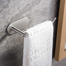 Hand Towel Holder/Towel Ring - Adhesive Towel Bar for Kitchen and Bathroom No...