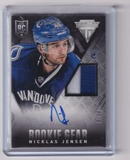 2013-14 Panini Rookie Anthology Titanium Update Gear Autograph Patch Nicklas