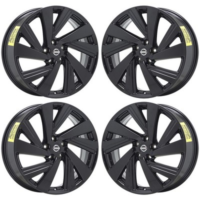 20'' Nissan Murano Gloss Black wheels rim Factory 2016-2019 set 62707 EXCHANGE