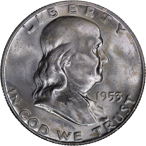 1953-D 50c Franklin Half Dollar ~ Uncirculated