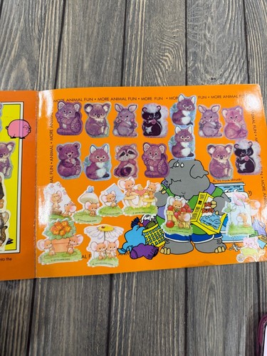 Vintage Trend Enterprises Sticker Collector Album - 225+ Stickers