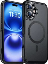 Temdan Designed for iPhone 16 Case Magnetic,[Compatible with Magsafe][Military