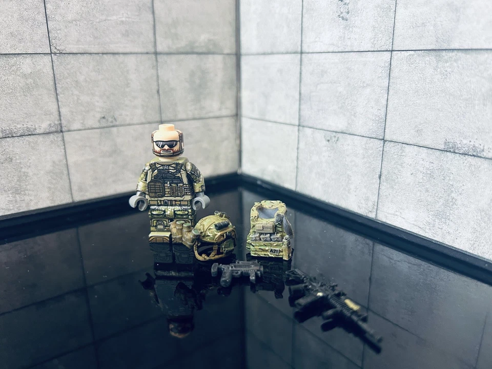 TheMinifigCo Soldier Custom Operator Minifigure Soldier 3D Printed - Bild 3 von 3